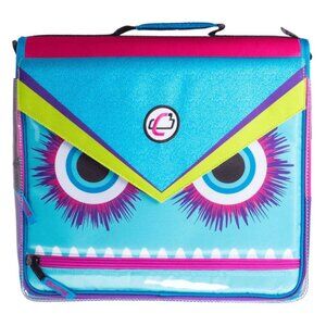 Case-It Universal Monster Eye Zipper Binder Laptop Sleeve, 2-Inch New